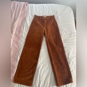 Madewell The Perfect Vintage Wide Leg Jean- Corduroy